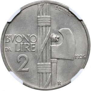 Vittorio Emanuele III (1900-1946) 2 Lire 1926 - Nomisma...