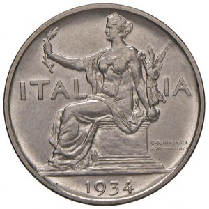 Vittorio Emanuele III (1900-1946) Lira 1934 - Nomisma 1...