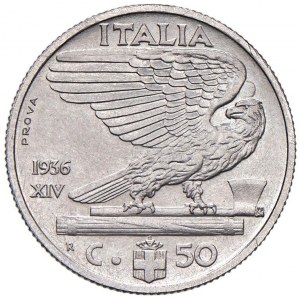 Vittorio Emanuele III (1900-1946) 50 Centesimi 1936 Pro...
