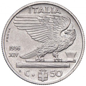 Vittorio Emanuele III (1900-1946) 50 Centesimi 1936 Pro...