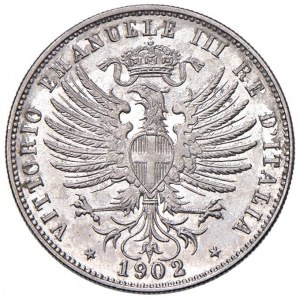 Victor Emmanuel III (1900-1946) 25 cents 1902 - N...