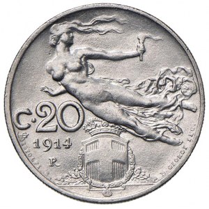 Victor Emmanuel III (1900-1946) 20 Cents 1914 - N...