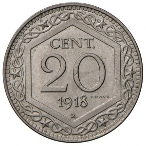 Vittorio Emanuele III (1900-1946) 20 Centesimi 1918 Pro...