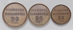 Vittorio Emanuele III (1900-1946) 20, 10 e 5 Centesimi ...