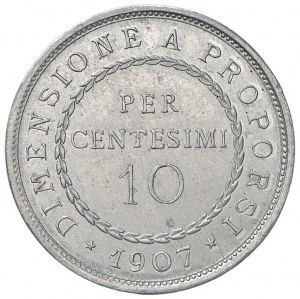 Vittorio Emanuele III (1900-1946) 10 Centesimi 1907 Pro...