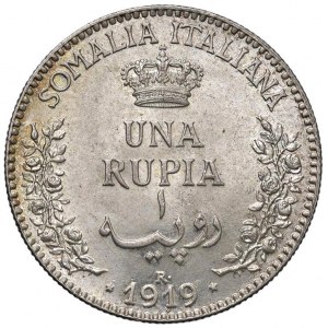 Victor Emmanuel III (1900-1946) Somalia - Rupee 1919 ...