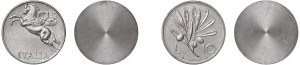 ITALIAN REPUBLIC (1946-) 10 Lire 1946 technical trials...