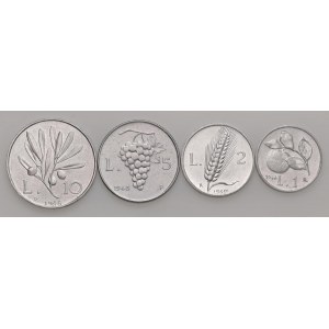 REPUBBLICA ITALIANA (1946-) 10, 5 et Lira 1948 et 2 Lire 1849 - ...