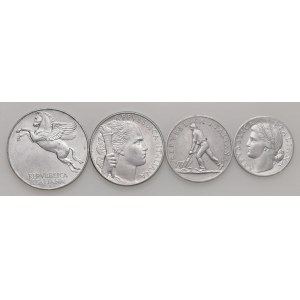 REPUBBLICA ITALIANA (1946-) 10, 5, 2 e una Lira 1949 - ...