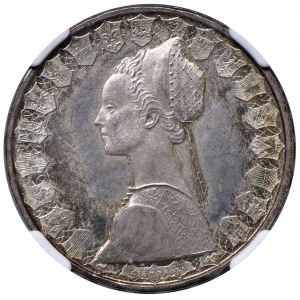 REPUBBLICA ITALIANA (1946-) 500 Lire 1957 Prova - Luppi...