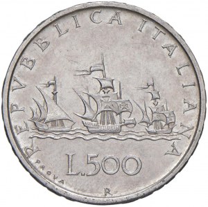 REPUBBLICA ITALIANA (1946-) 500 Lire 1957 Prova - Luppi...