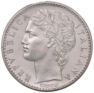 REPUBBLICA ITALIANA (1946-) 100 Lire 1950 Prova in nich...