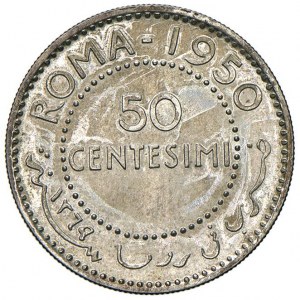 Somalia italiana - 50 Centesimi di Somalo 1950 Prova - ...