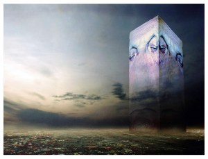 Zdzisław Beksiński (1929 - 2005), Bez názvu, počítačová grafika (podepsáno autorem), 2003