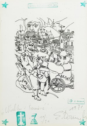 Edward Dwurnik (1943 - 2018), Vodka a smrt, Dělnický cyklus '65