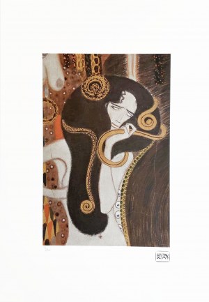 Gustav Klimt (1862 - 1918), Fragment Beethoven Frieze, Gorgon