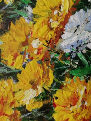 Mika FLATEK (pseud. b. 1974), Flowers and paperbacks, 2025