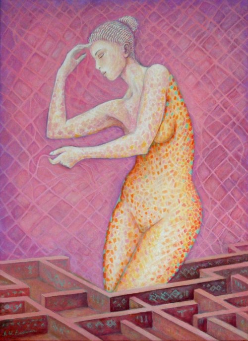 Bohdan Wincenty ŁOBODA (ur. 1952), Pantomima i labirynt, 2025
