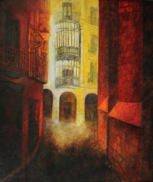 Izabela JAŚNIEWSKA (b. 1976), Street in Toledo, 2025