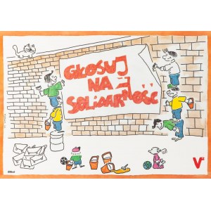 Mikołaj CHYLAK, Plakat: Głosuj na Solidarność, 1989