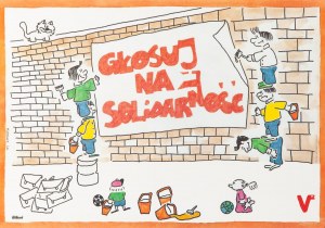 Mikolaj CHYLAK, Poster: Vote for Solidarity, 1989