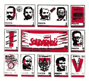 Stamp set: Worker's Post Office