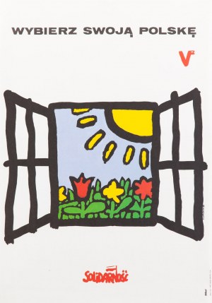 Maurycy STRYJECKI (1923 - 2003), Poster: Choose Your Poland, Solidarity, 1989
