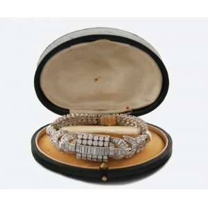 Firma LUNESA, Zegarek naręczny, damski, biżuteryjny, z bransoletką + etui