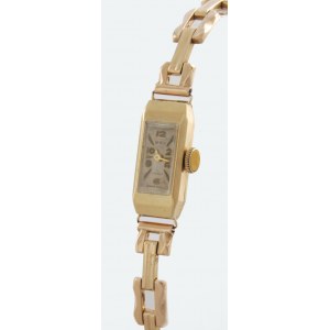 Firma BWC-BUTTES WATCH COMPANY(czynna od 1924), Zegarek damski naręczny, mechaniczny, z bransoletką