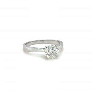 BAGUE EN OR BLANC 2,57 GR AVEC DIAMANTS - RNG41102