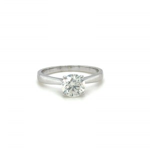 BAGUE EN OR BLANC 2,57 GR AVEC DIAMANTS - RNG41102