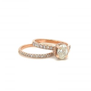 BAGUE EN OR ROSE - 4,08 GR - DH-R958