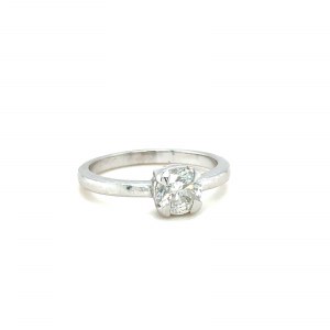 BAGUE EN OR BLANC 3,23 GR AVEC DIAMANTS - RNG41106