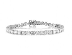 5 GR GOLD TENNIS BRACELET WITH LAB GROWN DIAMONDS - 101 BR CLASSIC 14K LG