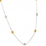 18K GOLD CHOKER WITH DIAMONDS - PND30405