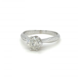 BAGUE EN OR BLANC 3,23 GR AVEC DIAMANTS - RNG40903