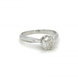 BAGUE EN OR BLANC 3,23 GR AVEC DIAMANTS - RNG40903