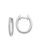 18K GOLD EARRINGS WITH NATURAL DIAMONDS FOR 0.52 CT - 846 NAT