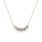 3.85 GR WHITE GOLD CHOKER WITH DIAMONDS - DH-P290