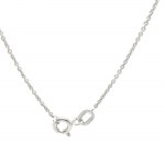 3.85 GR WHITE GOLD CHOKER WITH DIAMONDS - DH-P290