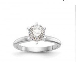2.13 GR GOLD RING WITH NATURAL DIAMONDS - 1037 NAT 18K