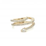 5.15G YELLOW GOLD RING WITH DIAMONDS - A3531