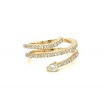 5.15G YELLOW GOLD RING WITH DIAMONDS - A3531