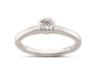 LAB GROWN DIAMOND GOLD RING - 407 18K LG