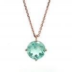 14K ROSE GOLD CHOKER 2.46 GR WITH 2.26 CARATS OF DIAMONDS - PND40301