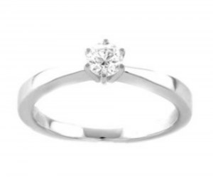 GOLD RING WITH LAB GROWN DIAMOND - 402 LG