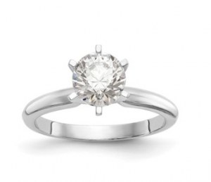 1.87 GR GOLD RING WITH LAB GROWN DIAMOND - 445 LG