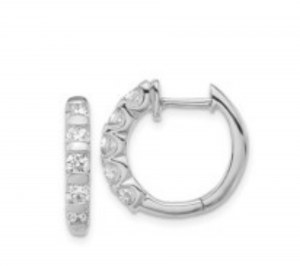 1.30 CT NATURAL DIAMOND GOLD EARRINGS - 839 NAT 18K