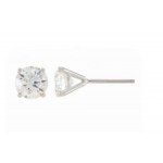 1.00 CT GOLD DIAMOND EARRINGS - 312 MARTINI ROUND