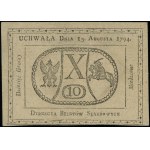 10 copper pennies, 13.08.1794; no indication of series and...